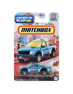Matchbox Ford F150 SVT Raptor Diecast Azul 1:64 Candy Blox