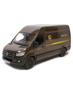 Camión de Entrega Kinsmart Mercedes-Benz Sprinter UPS 1/48