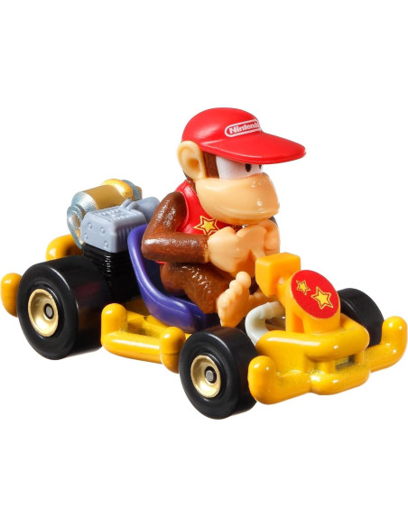 Hot Wheels Diddy Kong Vehículo Metal 1:64 Juguete Niños Hot Wheels Diddy Kong Vehículo Metal 1:64 Juguete Niños