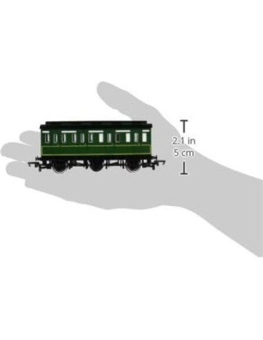 Bachmann Trains Coach de Freno de Emily - Escala HO, Verde