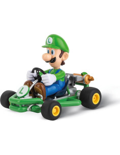 Coche RC Carrera Mario Kart Pipe Kart Luigi 1:18 2.4GHz 2