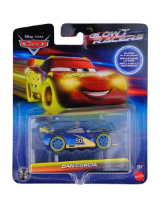 Disney Cars Glow Racers Dan Carcia Vehículo Metal 1:55 2
