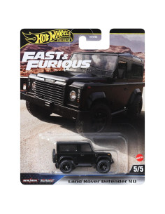 Auto Die Cast Hot Wheels Land Rover Defender 90 1:64 7 cm