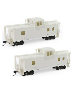 Caboose de Visión Ancha Evemodel 2 Unidades Escala HO DIY