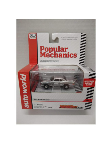 Coche de Slot Eléctrico Auto World Riviera 1963 Cromo HO