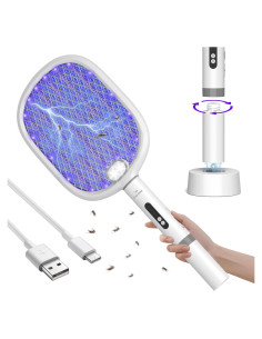 Raqueta Eléctrica para Moscas PALONE 4000V Recargable Tipo-C