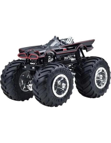 Hot Wheels Monster Trucks Mattel Batman 1:64 Metal Negro