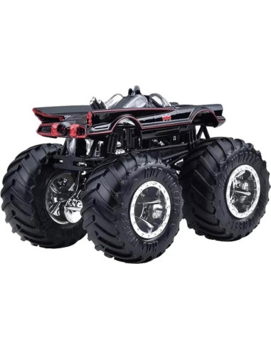 Hot Wheels Monster Trucks Mattel Batman 1:64 Metal Negro