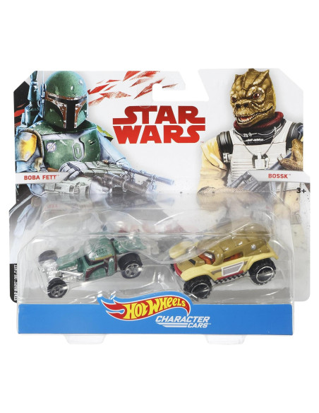 Hot Wheels Star Wars Boba Fett y Bossk Vehículos 1:64 Hot Wheels Star Wars Boba Fett y Bossk Vehículos 1:64