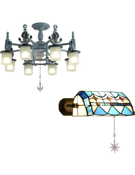 Extensor de cadena de tirón Hyamass 30 cm nikel vintage 2 piezas