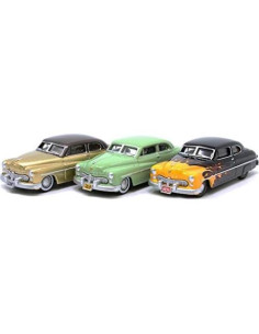 Conjunto de 3 coches de modelo Mercury 1949 Oxford Diecast 2