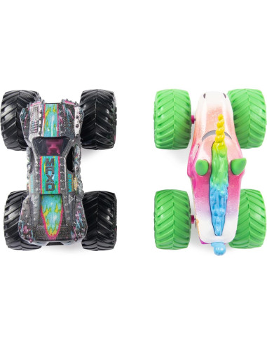 Monster Jam 2-Pack Nitro Neón Spin Master Camiones 1:64