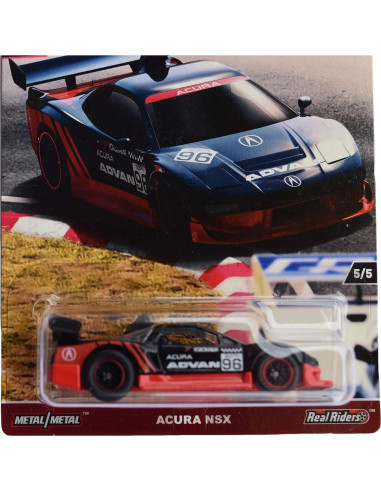 Hot Wheels Acura NSX 1:64 Negro/Rojo Colección Premium