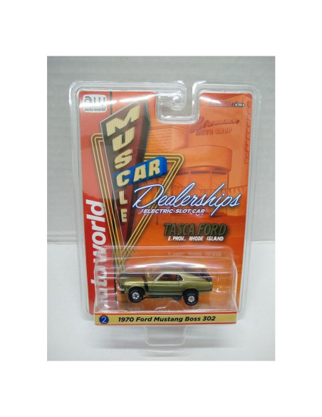 Coche Eléctrico de Slot Auto World 1970 Mustang Boss 302 HO Coche Eléctrico de Slot Auto World 1970 Mustang Boss 302 HO