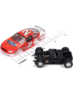 Auto World Super III SC399-2A Taurus Stock Car Rojo HO 2