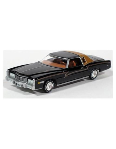 Coche Diecast 1975 Eldorado Negro Auto World 1:64 Ed. Limitada