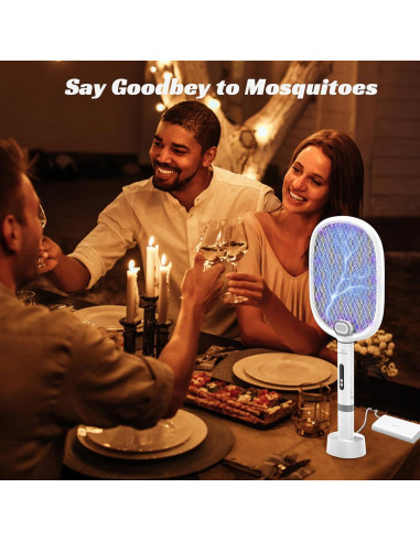 Raqueta Eléctrica para Moscas PALONE 4000V Recargable Tipo-C