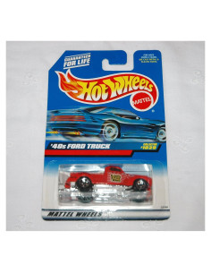 Camión Ford de los 40 Hot Wheels Mattel 1:64 Die Cast Rojo
