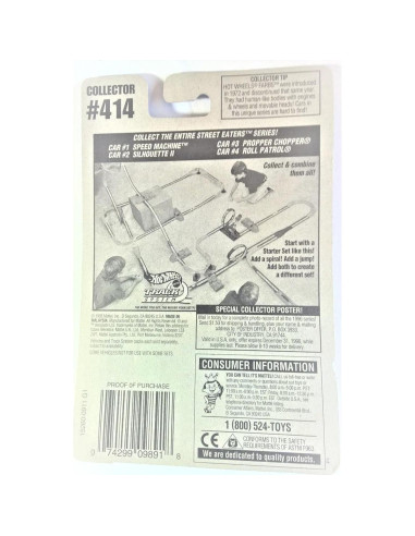 Coche de Juguete Coleccionista Hot Wheels 1999 Naranja y Cromo