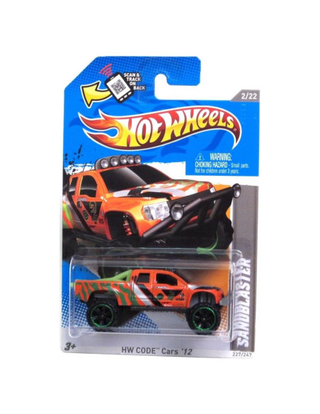 Hot Wheels Sandblaster 2012 1:64 Naranja Detallado
