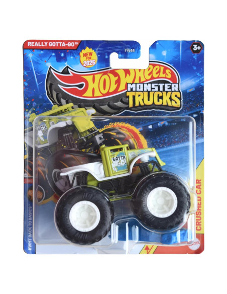 Hot Wheels Monster Trucks Mattel 1:64 Metal Aplastado