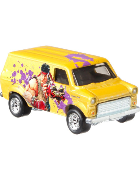 Hot Wheels Ford Transit Super Van 1:64 Detalles Realistas