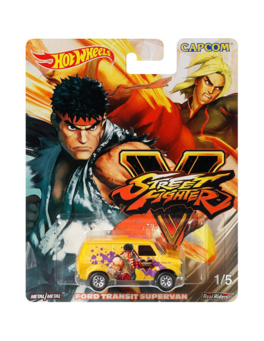 Hot Wheels Ford Transit Super Van 1:64 Detalles Realistas