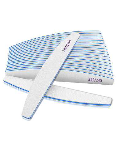 12 PCS Limas de Uñas 240/240 YoursTrust para Uñas Naturales