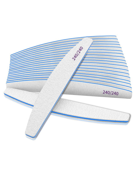 12 PCS Limas de Uñas 240/240 YoursTrust para Uñas Naturales