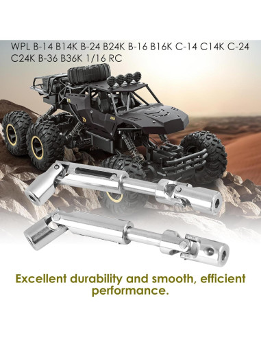 Eje de Transmisión RC Metal Dilwe 1/16 para Camiones WPL