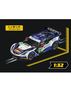 Coche de Slot Carrera Chevrolet Corvette C7 GT3-R 1:32 No.77 2