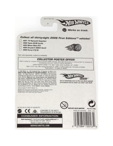 Hot Wheels 2005 Primeras Ediciones X-Raycers Scion XB 1:64