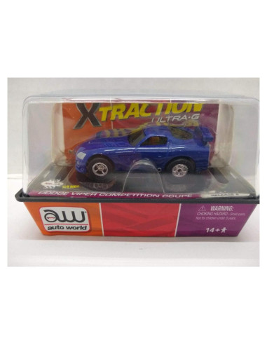 Coche de Slot Eléctrico Auto World SC124 Viper Azul HO