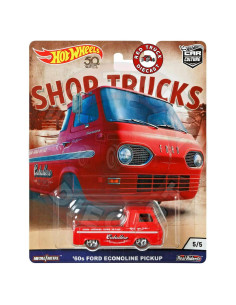 Hot Wheels Camioneta Ford Econoline 1:64 Mattel Colección