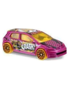 Hot Wheels Volkswagen Golf MK7 2017 Art Cars Rosa 1:64
