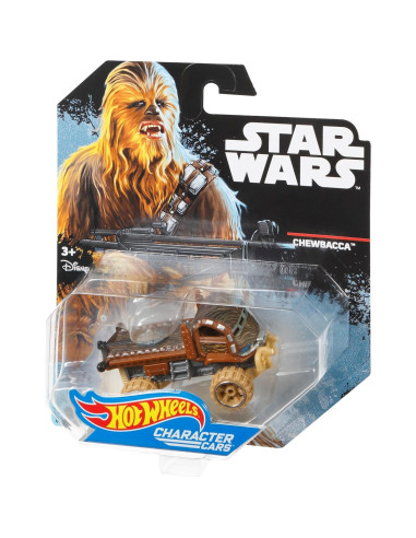 Coche Hot Wheels Star Wars Chewbacca 1:64 Coleccionable