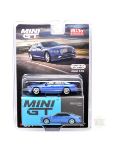 Miniatura Bentley Flying Spur 1:64 Edición Limitada Azul