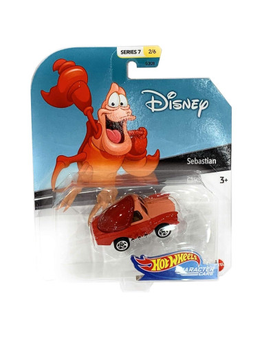 Hot Wheels Disney Pixar Vehículo Sebastián 1:64 Mattel