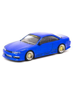 Coche Diecast Tarmac Works Vertex Silvia S14 Azul 1:64