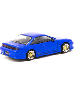 Coche Diecast Tarmac Works Vertex Silvia S14 Azul 1:64 2