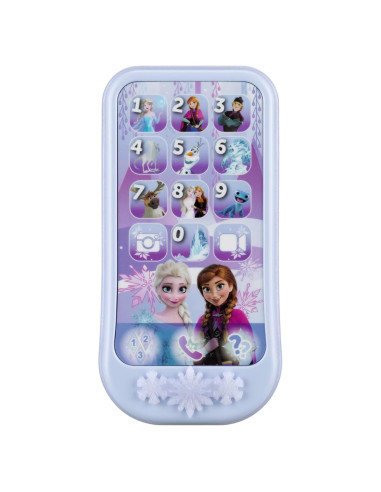 Teléfono de Juguete Disney Frozen eKids para Niños 3-6 Años