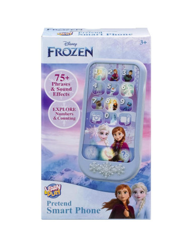 Teléfono de Juguete Disney Frozen eKids para Niños 3-6 Años