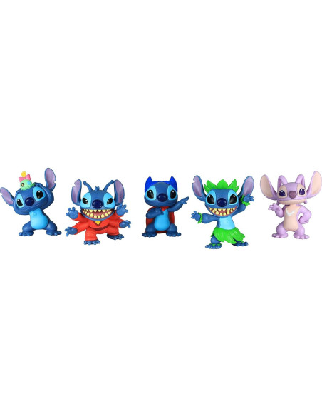 Juego de Figuras Coleccionables Stitch Disney 5 Piezas