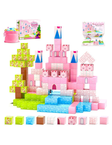 Bloques Magnéticos Hiwawind Castillo Princesa 0.54 kg