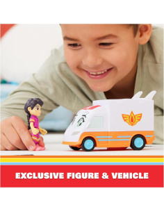 Figura de Acción Ambulancia Axl y Violet Disney Firebuds 2