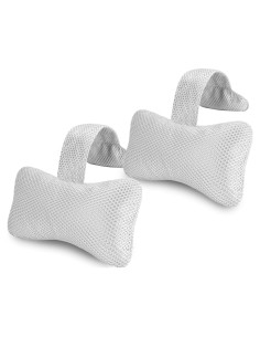 Almohada para Jacuzzi Keoltuo Ajustable 30x17 cm Gris - 2 Piezas