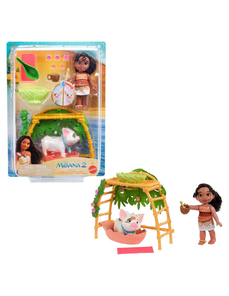 Juego de Diversión en la Bañera Mattel Moana 2 Simea y Pua