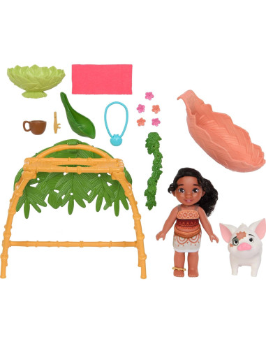 Juego de Diversión en la Bañera Mattel Moana 2 Simea y Pua