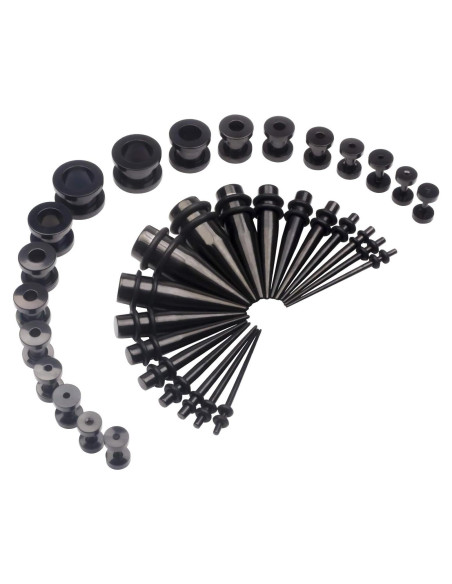 Kit de Estiramiento de Orejas 36 Piezas CABBE KALLO Acero Inoxidable