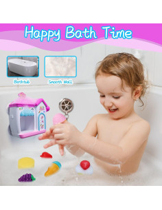 Juguetes de Baño AugToy para Niños 3-5 Años - Helado Espuma 2